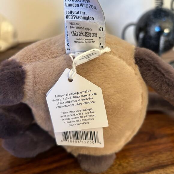 Jellycat Iris Siamese Cat Jellycat Cat FAST SHIP NEW Retired - Picture 7 of 9